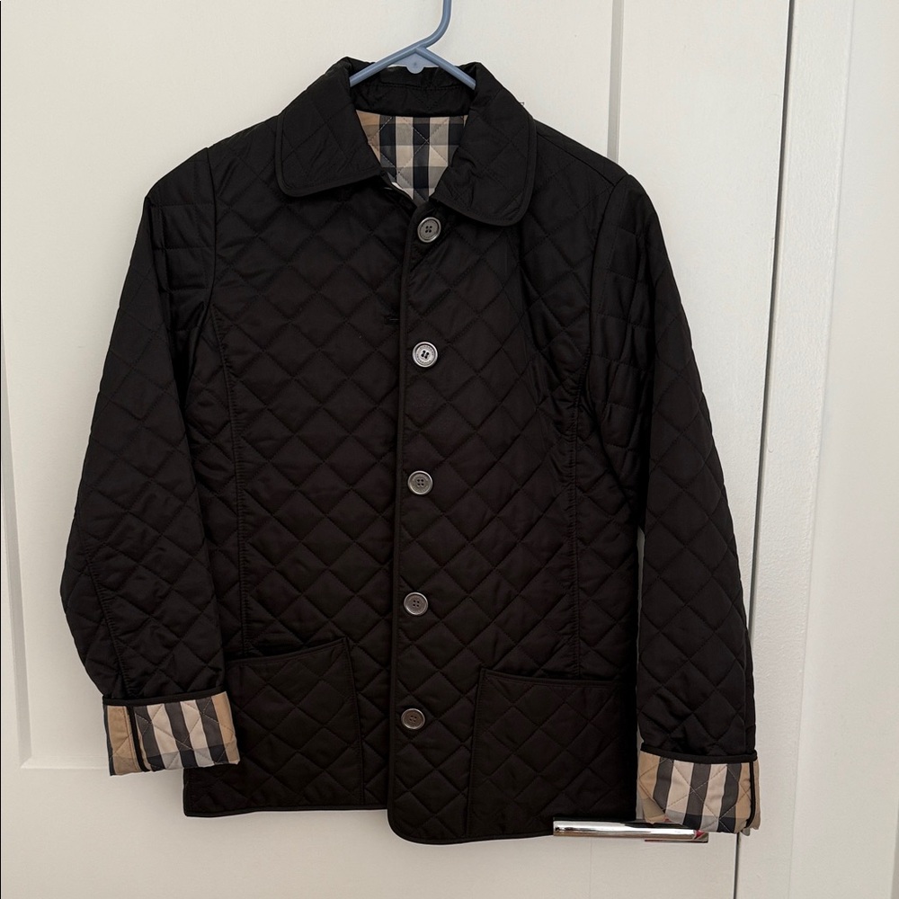 Burberry Black Quilted Jacket